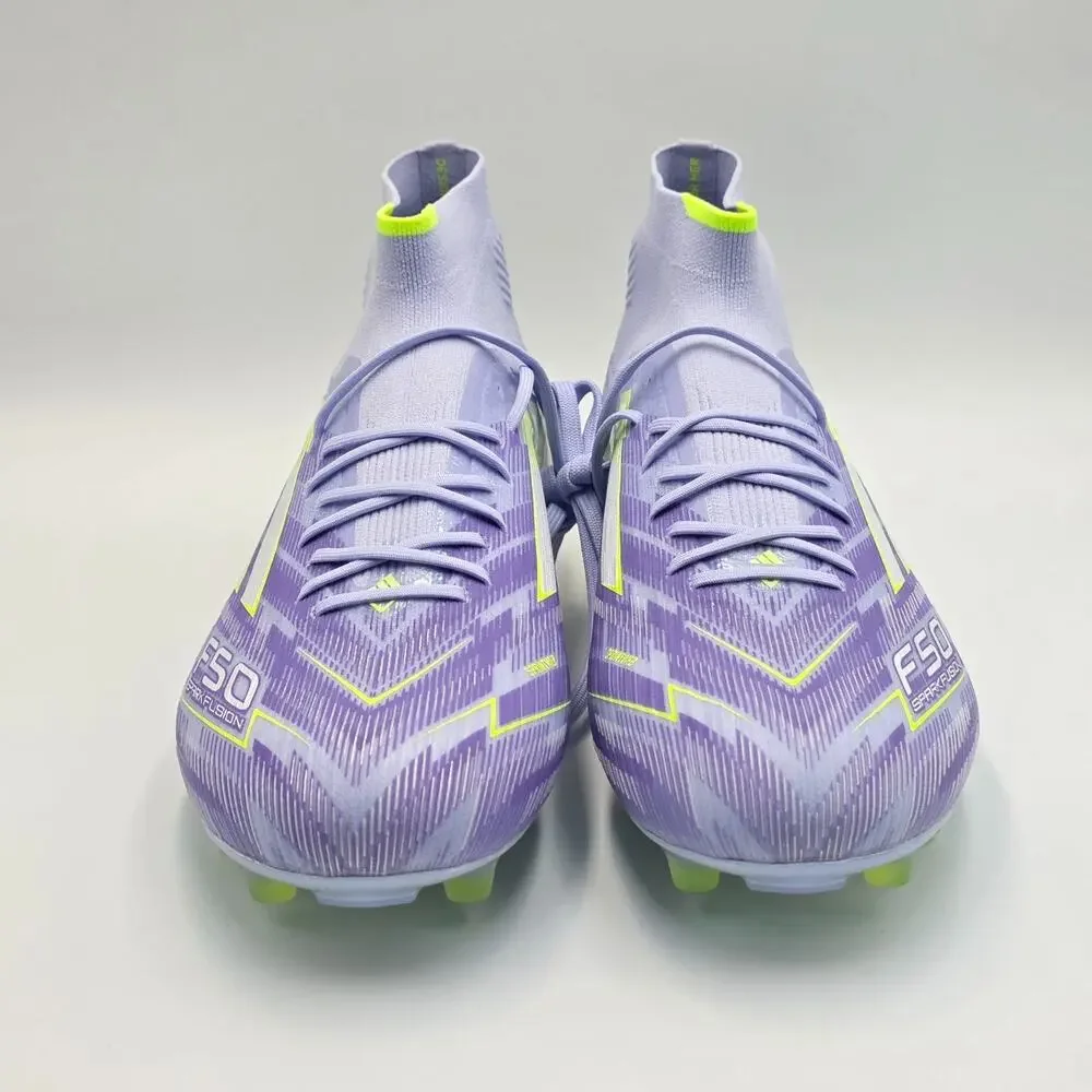 adidas F50 Sparkfusion Elite Women's Sz 10.5 AG FG Soccer Cleats JH7648 Purple